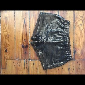 Free people sequin shorts